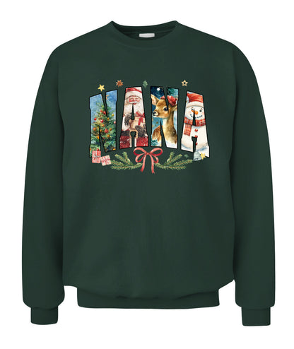 NANA Christmas Crewneck Sweatshirt – CS1