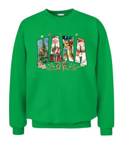 NANA Christmas Crewneck Sweatshirt – CS1