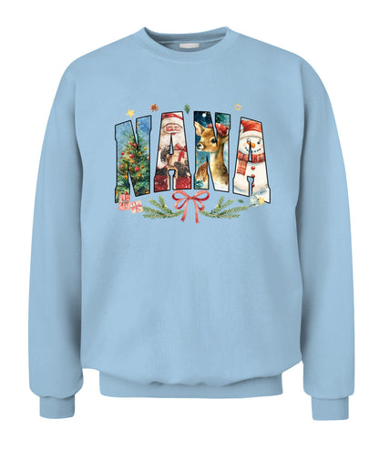 NANA Christmas Crewneck Sweatshirt – CS1