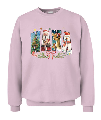 NANA Christmas Crewneck Sweatshirt – CS1
