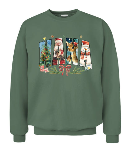 NANA Christmas Crewneck Sweatshirt – CS1