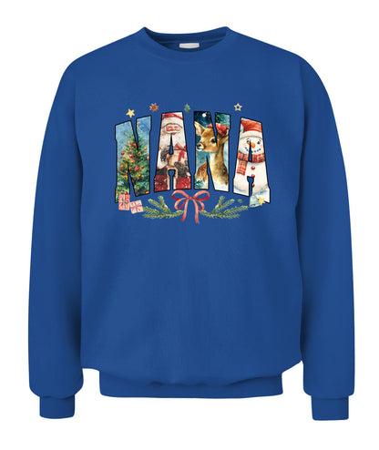 NANA Christmas Crewneck Sweatshirt – CS1