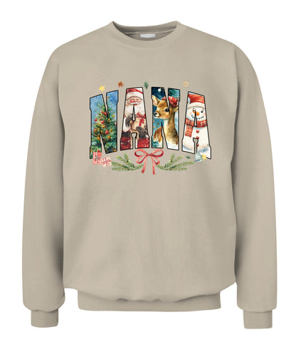 NANA Christmas Crewneck Sweatshirt – CS1